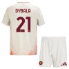 Maillot de Supporter AS Roma Dybala 21 Extérieur 2024-25 Pour Enfant